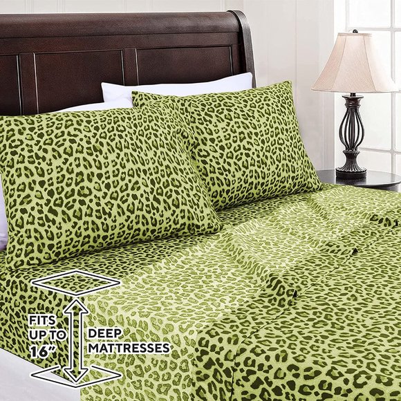 New 4 Piece 100% Cotton Sheet Set - Picture 5 of 16